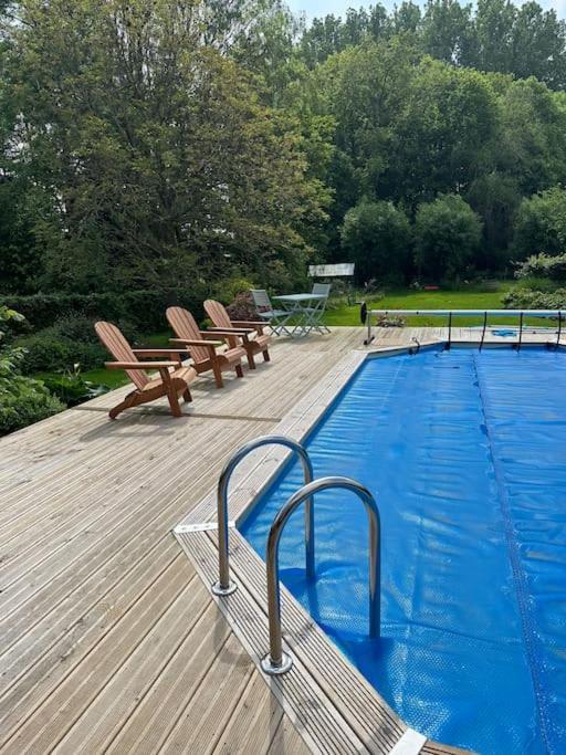 Lumineux Et Chaleureux Avec Piscine Estivale * Ramillies
